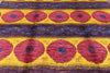 Square Ikat Handmade Wool Area Rug - 8' 10" X 9' 0" - Golden Nile