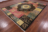 Persian Gabbeh Tribal Handmade Wool Area Rug - 9' 0" X 11' 6" - Golden Nile