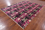 Ikat Hand Knotted Wool Area Rug - 8' 0" X 10' 1" - Golden Nile