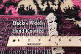 Ikat Hand Knotted Wool Area Rug - 8' 0" X 10' 1" - Golden Nile