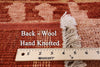 Ikat Navajo Design Handmade Wool Rug - 8' 5" X 9' 7" - Golden Nile
