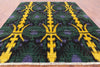 Ikat Hand Knotted Wool Area Rug - 8' 1" X 10' 4" - Golden Nile