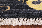 Ikat Handmade Wool Area Rug - 6' 3" X 9' 0" - Golden Nile