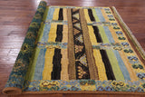 Moroccan Navajo Hand Knotted Wool Area Rug - 6' 2" X 9' 3" - Golden Nile