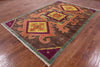 Arts & Crafts Hand Knotted Wool Area Rug - 6' 3" X 9' 4" - Golden Nile