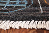 Ikat Handmade Wool Area Rug - 6' 3" X 8' 10" - Golden Nile