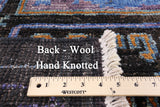 Ikat Handmade Wool Area Rug - 6' 3" X 8' 10" - Golden Nile