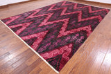 Ikat Hand Knotted Wool Rug - 9' 10" X 14' 1" - Golden Nile