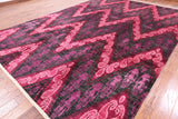Ikat Hand Knotted Wool Rug - 9' 10" X 14' 1" - Golden Nile