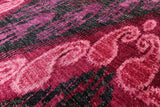 Ikat Hand Knotted Wool Rug - 9' 10" X 14' 1" - Golden Nile