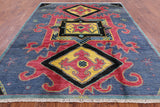 Ikat Hand Knotted Wool Area Rug - 8' 7" X 10' 0" - Golden Nile