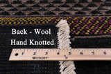 Southwest Navajo Design Moroccan Handmade Wool Rug - 9' 2" X 11' 9" - Golden Nile