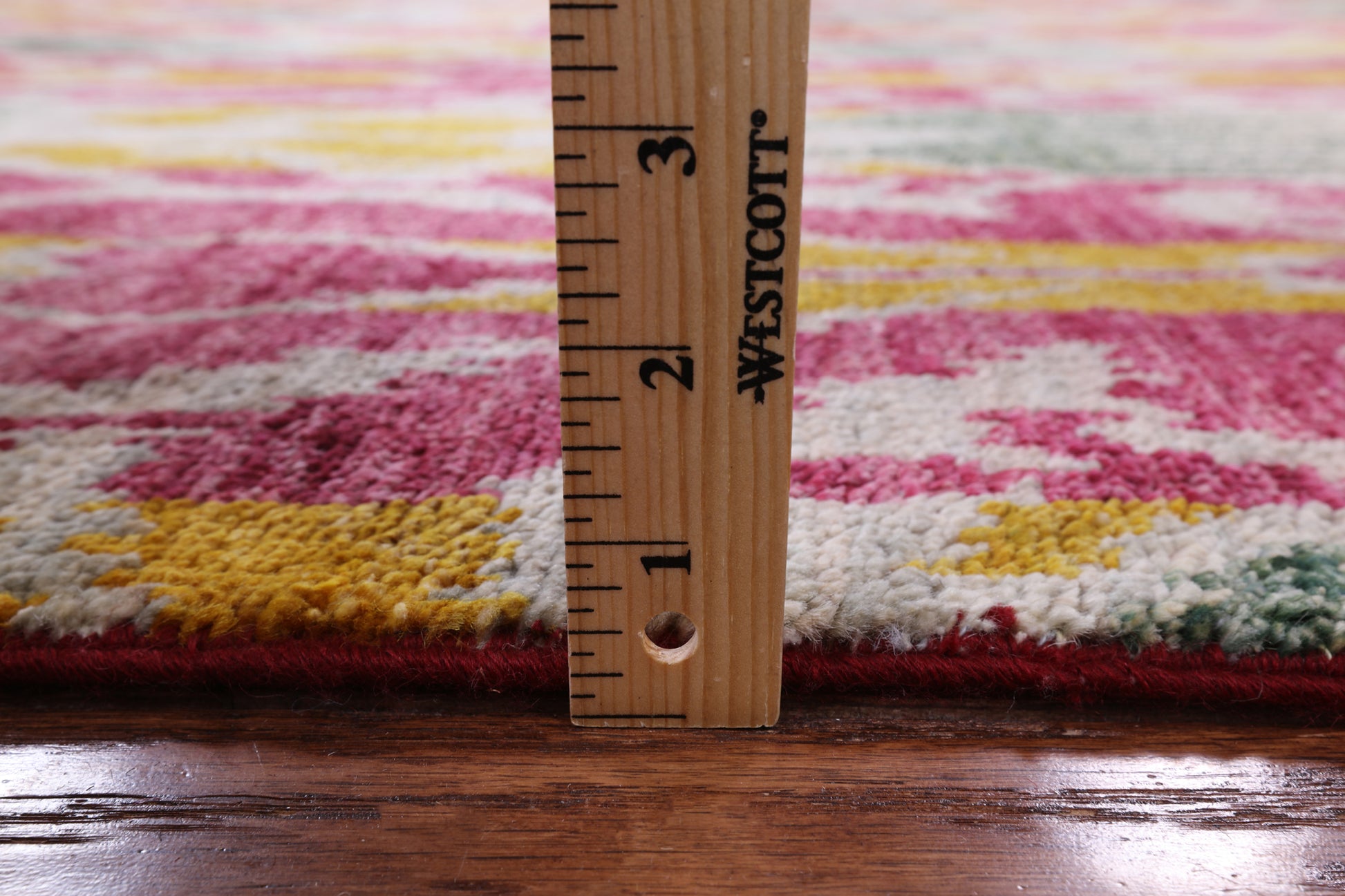 Ikat Handmade Wool Area Rug - 7' 9" X 9' 10" - Golden Nile