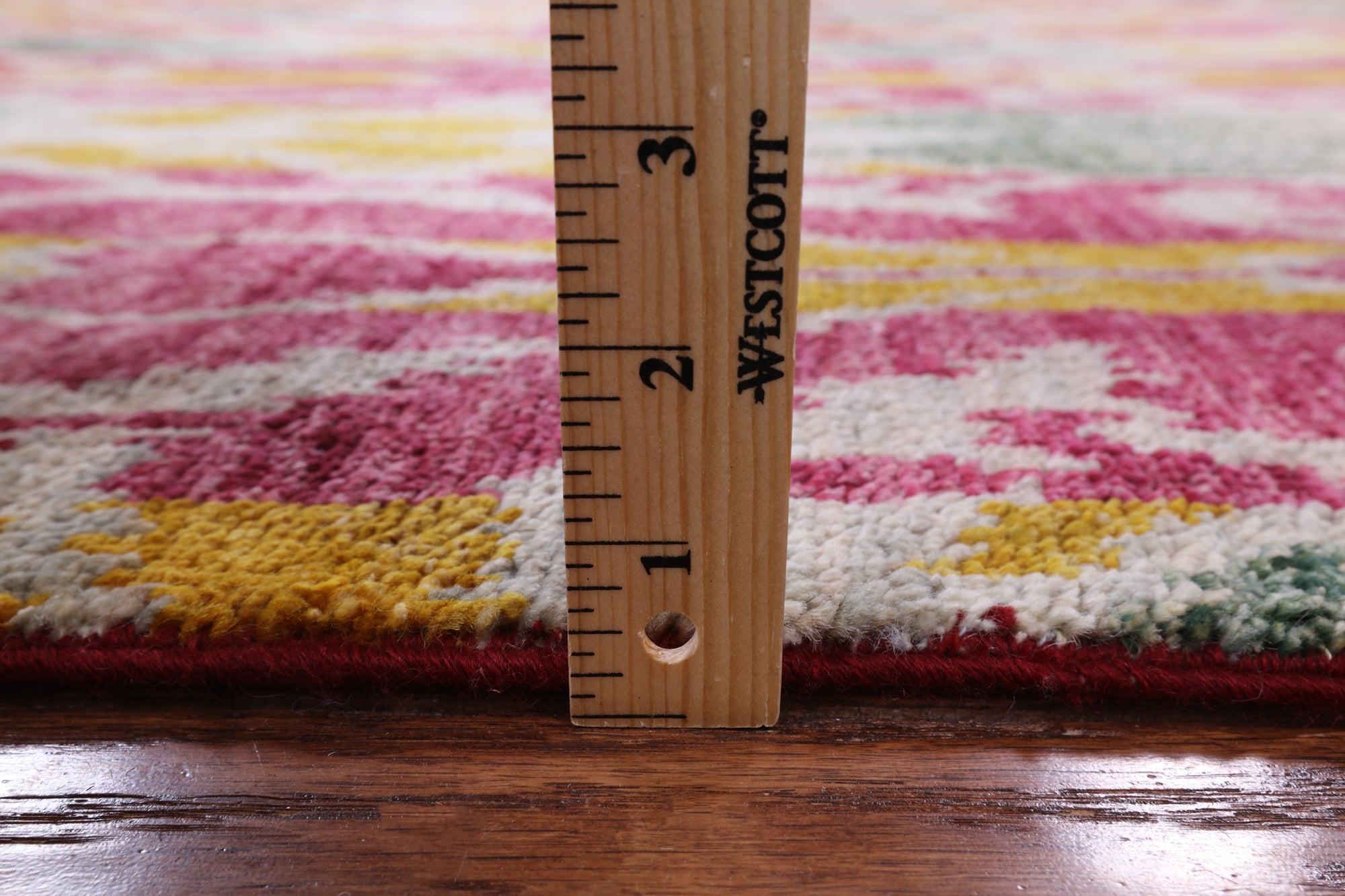 Ikat Handmade Wool Area Rug - 7' 9" X 9' 10" - Golden Nile