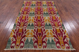 Ikat Handmade Wool Area Rug - 5' 1" X 8' 10" - Golden Nile