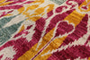 Ikat Handmade Wool Area Rug - 5' 1" X 8' 10" - Golden Nile