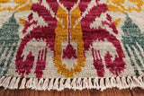 Ikat Handmade Wool Area Rug - 5' 1" X 8' 10" - Golden Nile