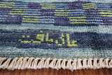 Signed Moroccan Southwest Navajo Handmade Area Rug - 5' 4" X 8' 2" - Golden Nile