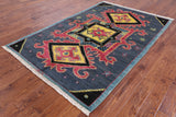 Arts & Crafts Hand Knotted Wool Area Rug - 5' 2" X 7' 10" - Golden Nile