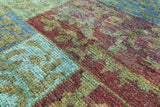 Gabbeh Full Pile Overdyed Handmade Wool Area Rug - 6' 5" X 9' 1" - Golden Nile
