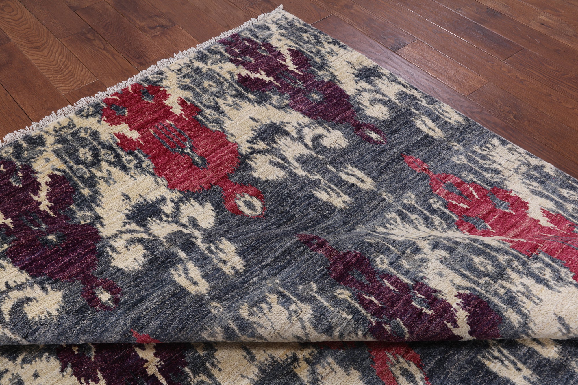 Ikat Handmade Wool Area Rug - 8' 2" X 10' 4" - Golden Nile