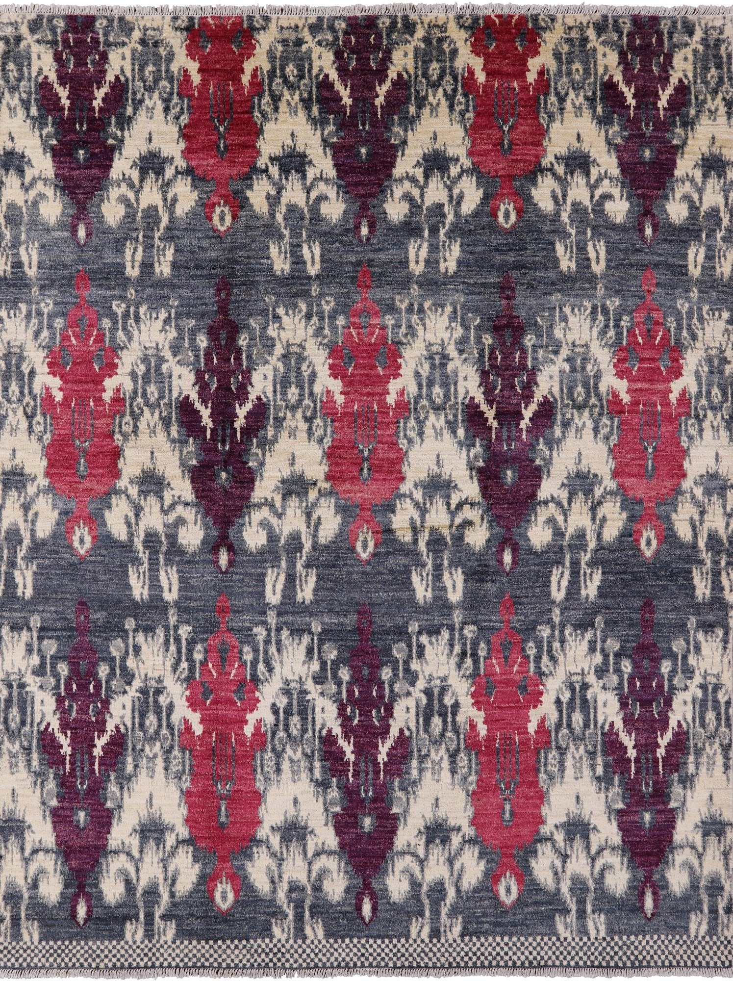 Ikat Handmade Wool Area Rug - 8' 2" X 10' 4" - Golden Nile