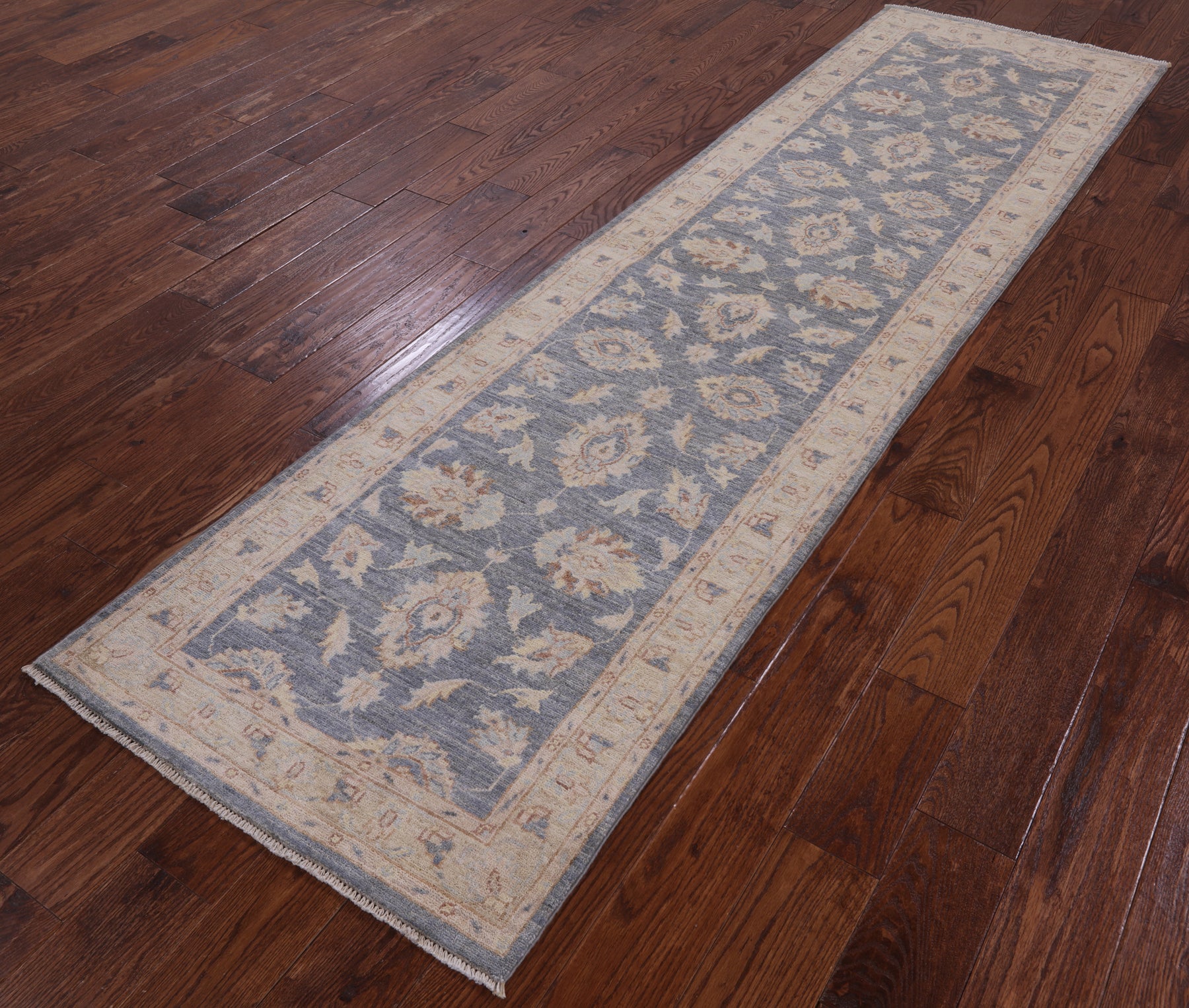 Peshawar Handmade Wool Runner Rug - 2' 7" X 9' 8" - Golden Nile