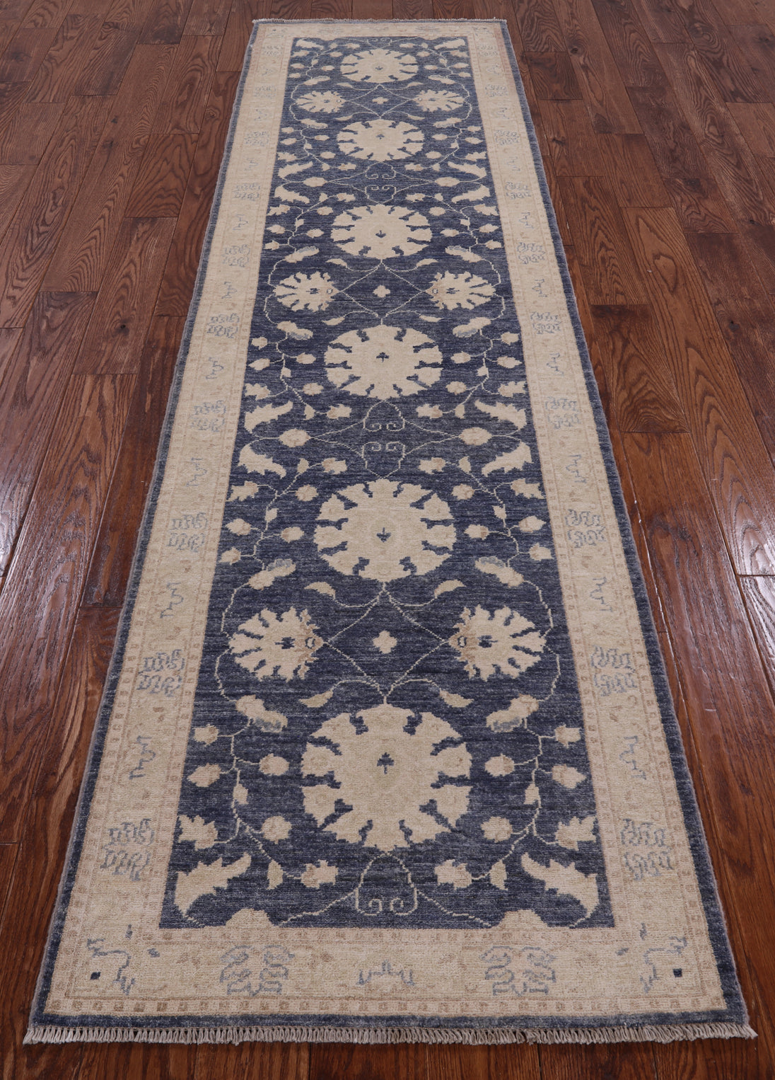 Peshawar Handmade Wool Runner Rug - 2' 7" X 9' 9" - Golden Nile