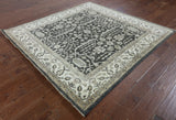 Oriental 6' Square Peshawar Rug - Golden Nile