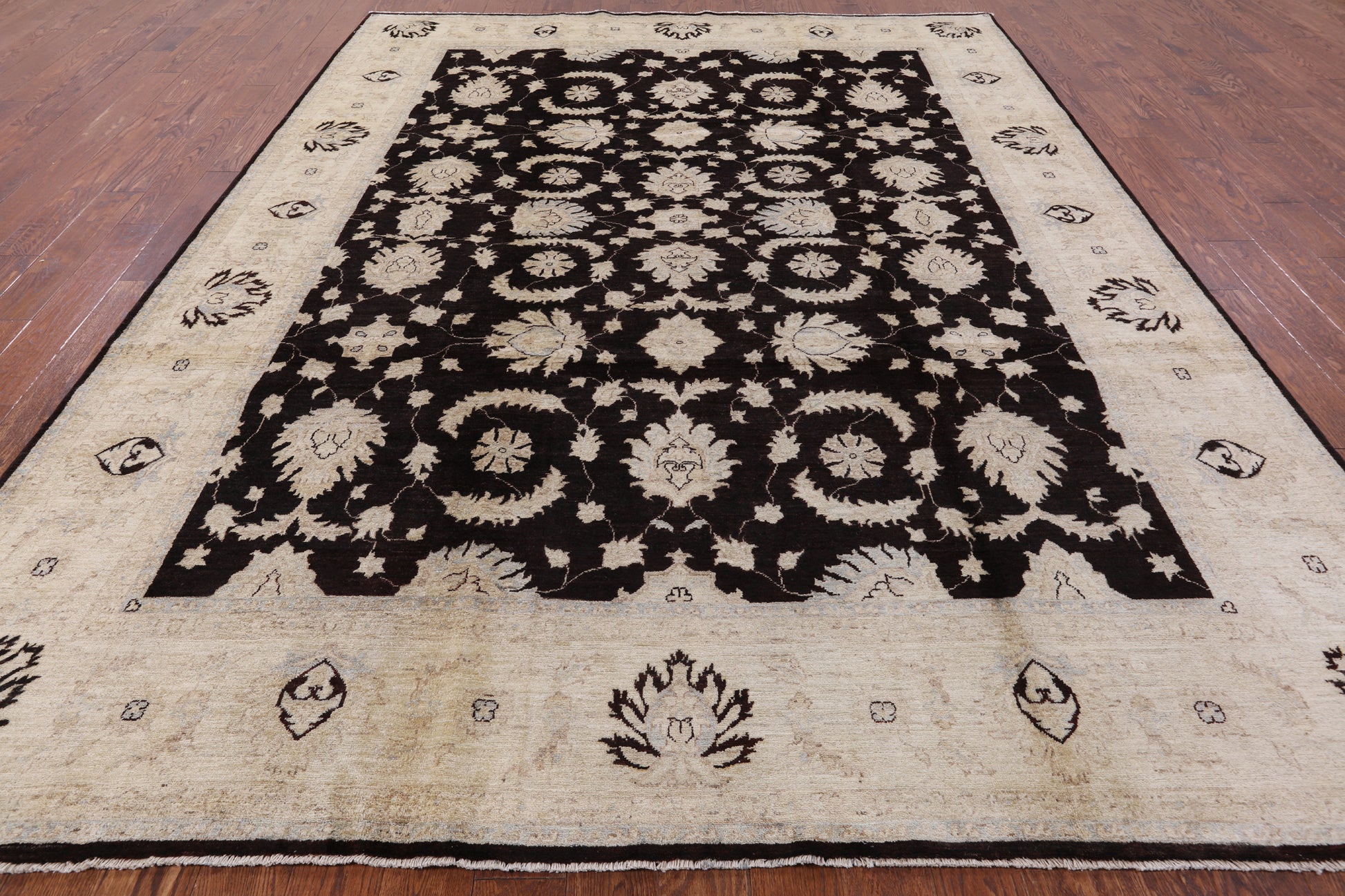 Peshawar Hand Knotted Area Rug - 9' 1" X 11' 10" - Golden Nile