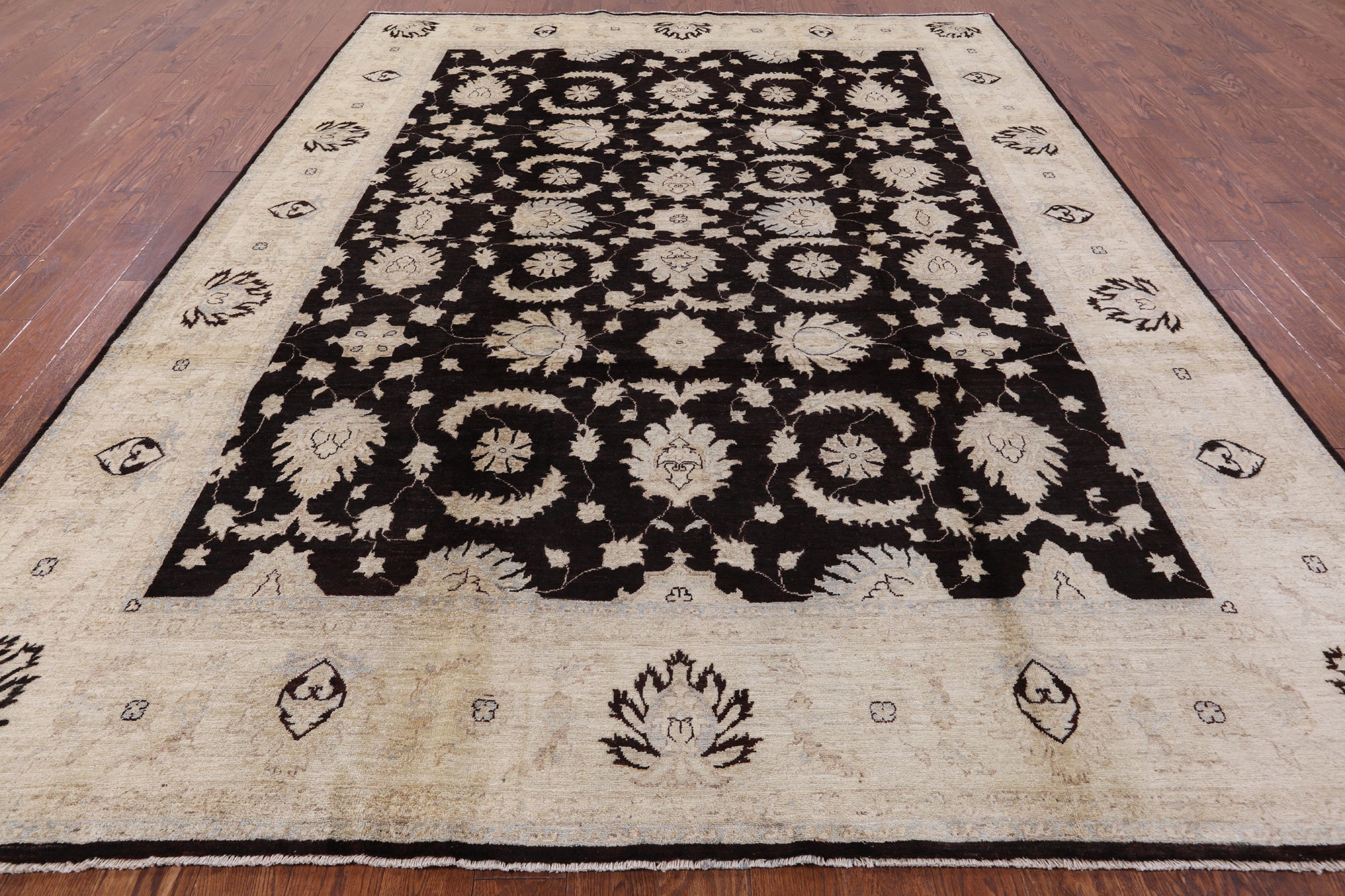Peshawar Hand Knotted Area Rug - 9' 1" X 11' 10" - Golden Nile