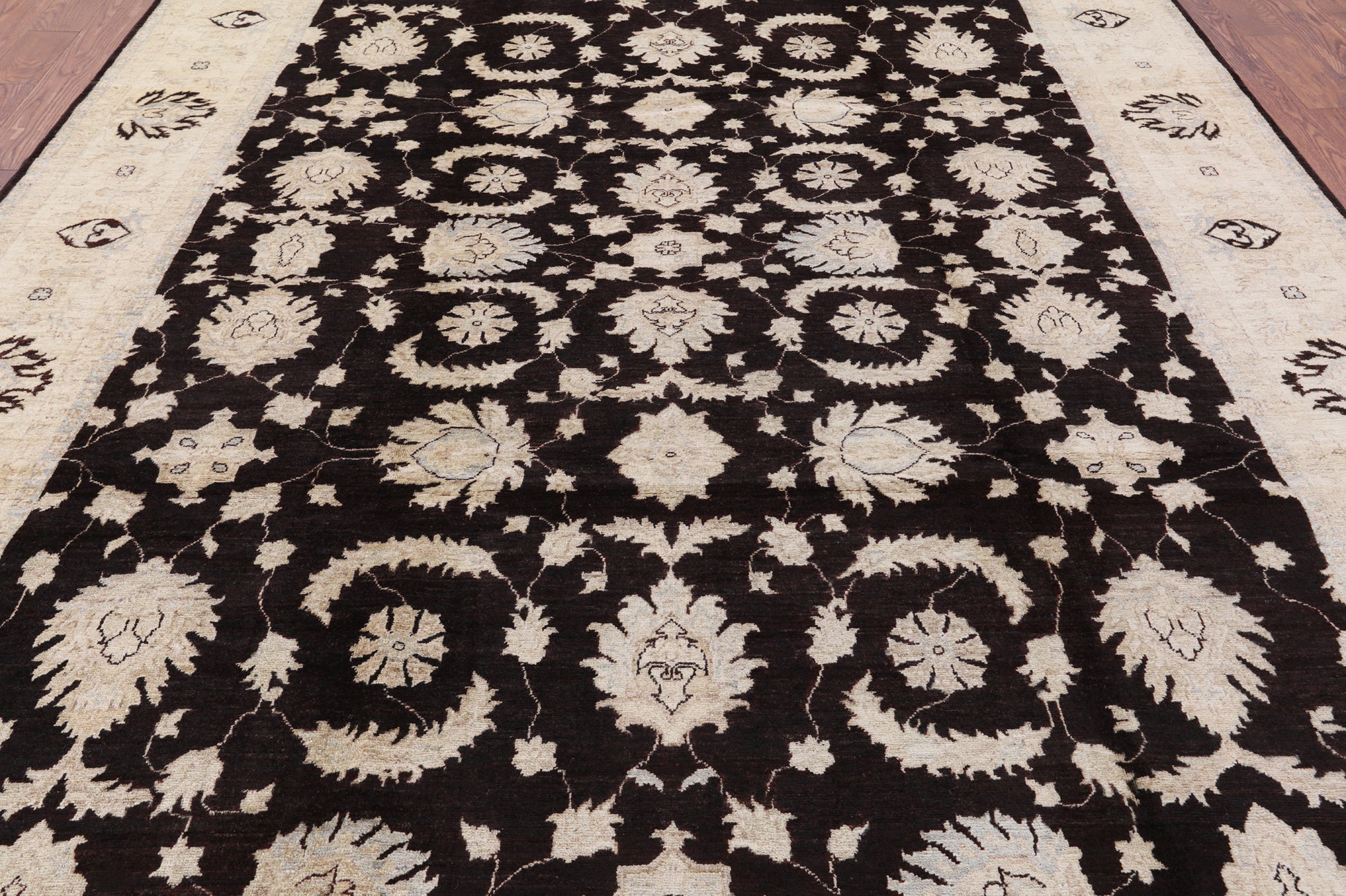 Peshawar Hand Knotted Area Rug - 9' 1" X 11' 10" - Golden Nile