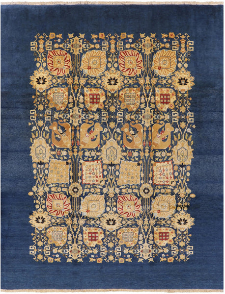 Peshawar Hand Knotted Area Rug - 8' 1" X 10' 4" - Golden Nile