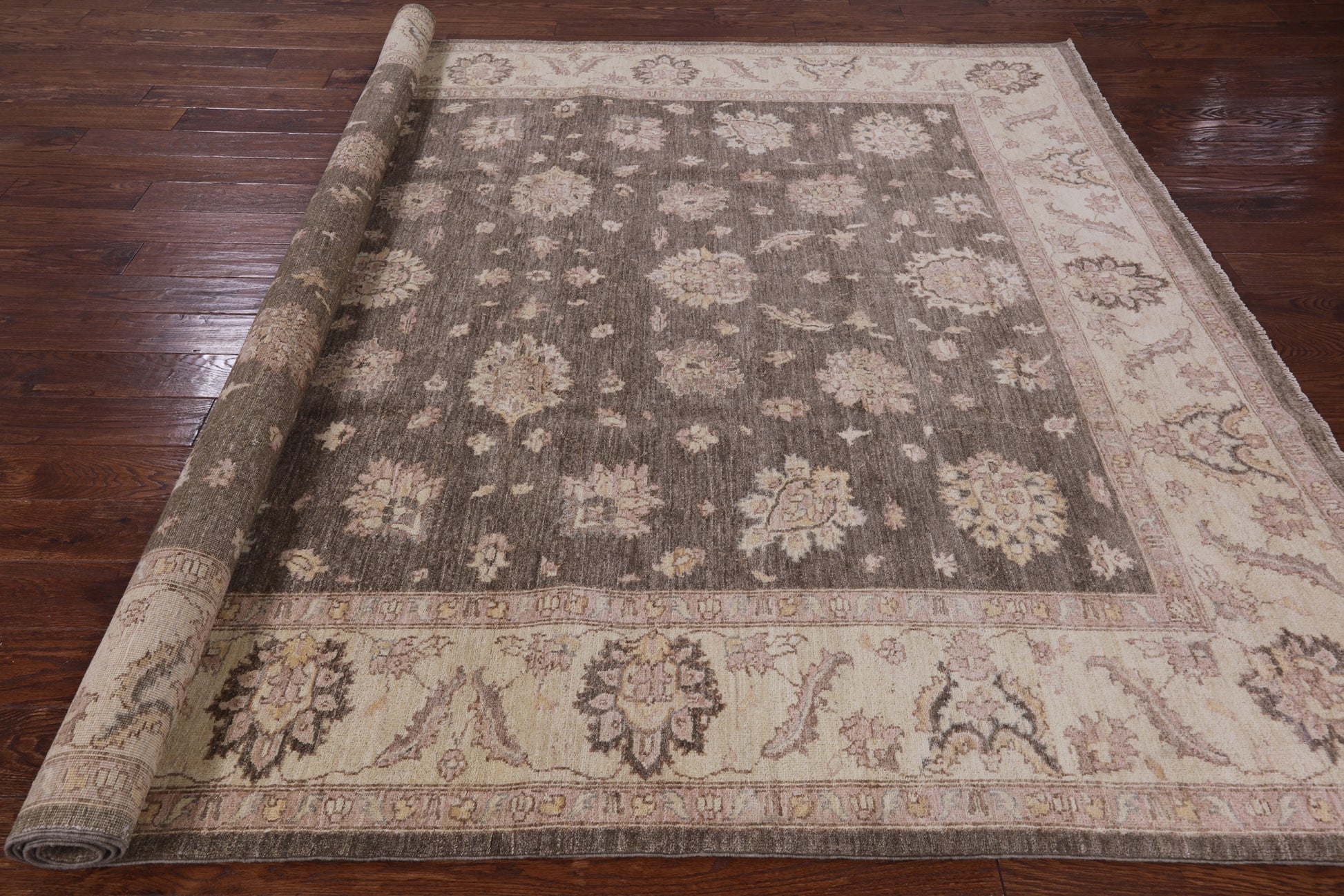 Peshawar Hand Knotted Area Rug - 8' 2" X 9' 10" - Golden Nile