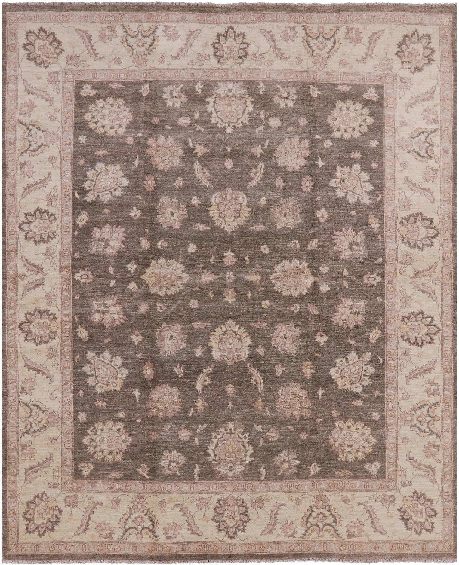 Peshawar Hand Knotted Area Rug - 8' 2" X 9' 10" - Golden Nile