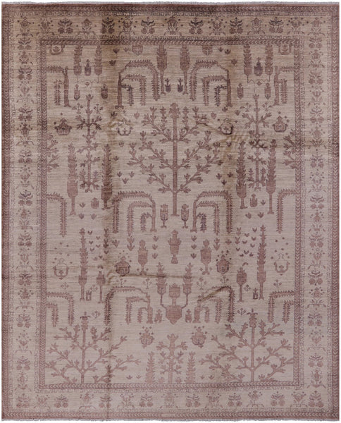 Peshawar Hand Knotted Area Rug - 9' 7" X 12' - Golden Nile