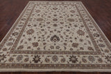 Ivory Peshawar Hand Knotted Area Rug - 8' 3" X 10' 6" - Golden Nile