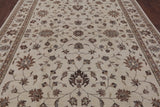 Ivory Peshawar Hand Knotted Area Rug - 8' 3" X 10' 6" - Golden Nile