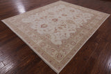 Chobi Peshawar Hand Knotted Wool Rug - 8' 0" X 9' 6" - Golden Nile