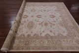 Chobi Peshawar Hand Knotted Wool Rug - 8' 0" X 9' 6" - Golden Nile