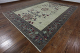 9 X 12 Wool Art Deco Hand Knotted Area Rug - Golden Nile