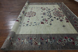 9 X 12 Wool Art Deco Hand Knotted Area Rug - Golden Nile