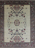 9 X 12 Wool Art Deco Hand Knotted Area Rug - Golden Nile