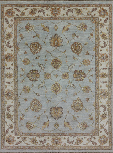 5 X 7 Oriental Peshawar Hand Knotted Area Rug - Golden Nile