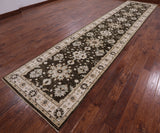 Runner Hand Knotted Peshawar Rug - 4' 1" X 18' 8" - Golden Nile