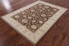 Peshawar Hand Knotted Area Rug - 5' 1" X 6' 10" - Golden Nile