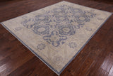 Peshawar Hand Knotted Wool Rug - 7' 10" X 9' 10" - Golden Nile