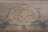 Peshawar Hand Knotted Wool Rug - 8' 2" X 9' 8" - Golden Nile