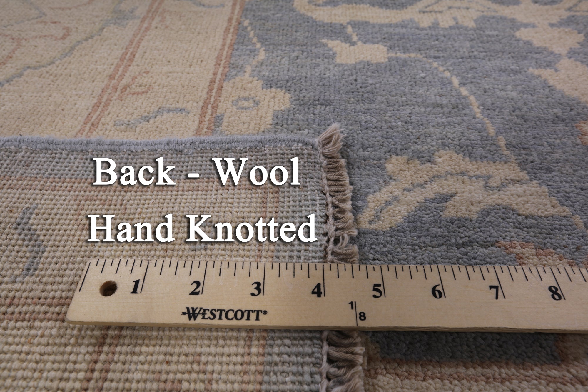 Peshawar Hand Knotted Wool Rug - 8' 2" X 9' 8" - Golden Nile