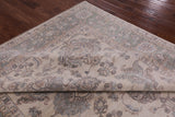 Ivory Peshawar Handmade  Wool Area Rug - 8' 2" X 9' 9" - Golden Nile